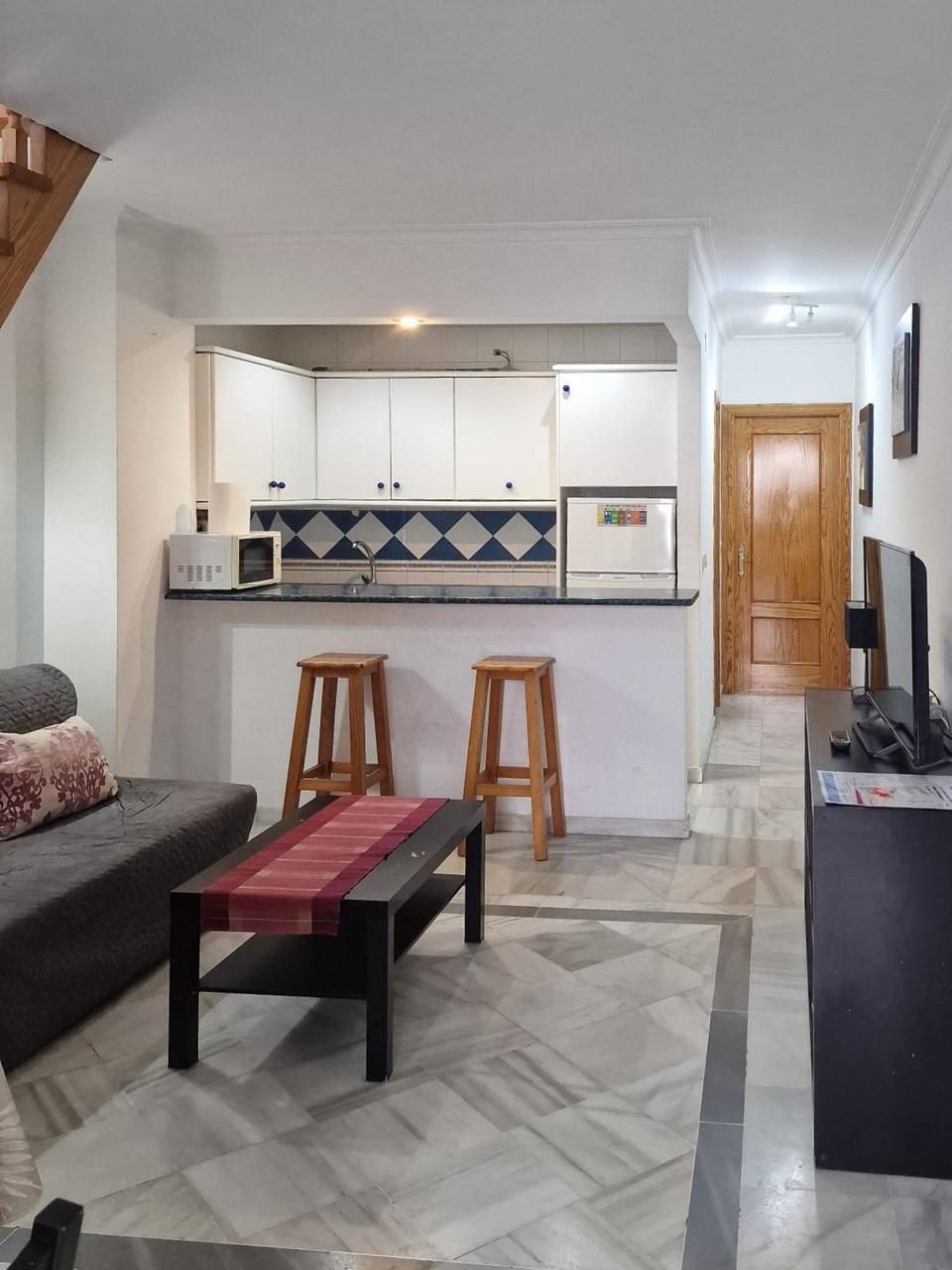 Los Boliches - Ático, 1 Dormitorio, Solárium, Piscina y Jardín — Foto 3