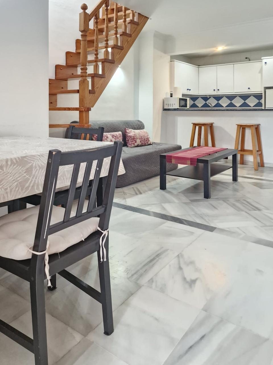 Los Boliches - Ático, 1 Dormitorio, Solárium, Piscina y Jardín — Foto 4