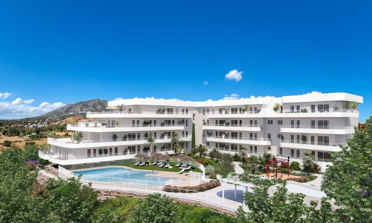 Fuengirola - Los Pacos - Obra Nueva pisos 2 y 3 dormitorios con 2 Garajes, Trastero, 2 Piscinas — Foto 6