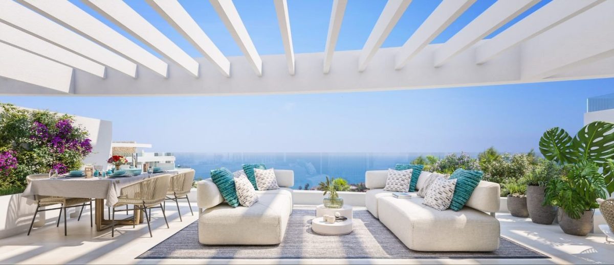 La Cala de Mijas - Piso en Primera Planta de lujo - 3 dormitorios - Terraza - Garaje Doble — Foto 2