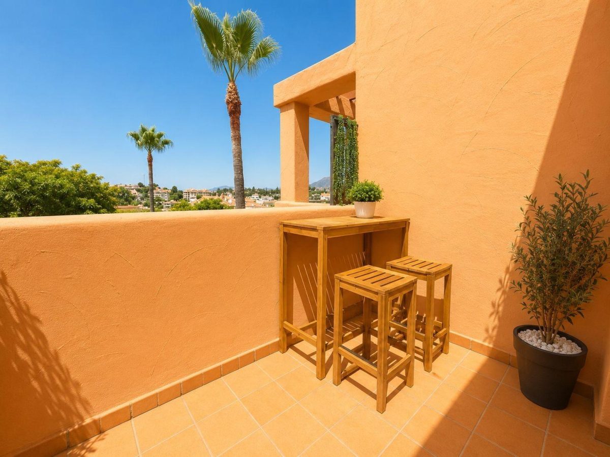 Elviria - Coqueto Piso 1 Dormitorio Garaje, Vistas al Mar, Campo de Golf — Foto 14