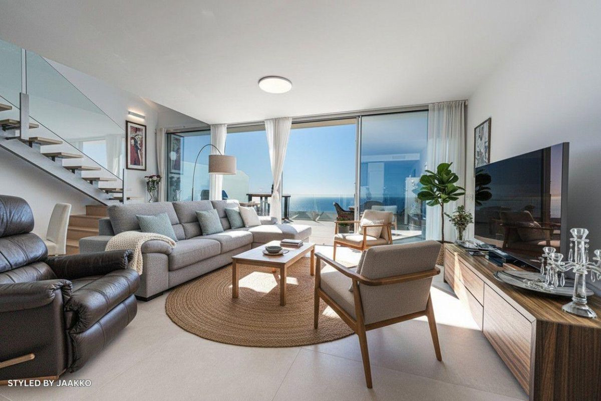 Ático dúplex de obra reciente con vistas al mar y a la Stupa en Benalmádena — Foto 5