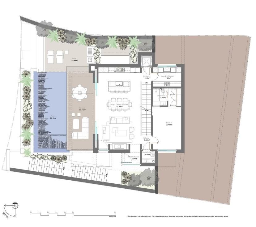 Parcela exclusiva con proyecto de villa de lujo y vistas panorámicas al mar — Foto 13