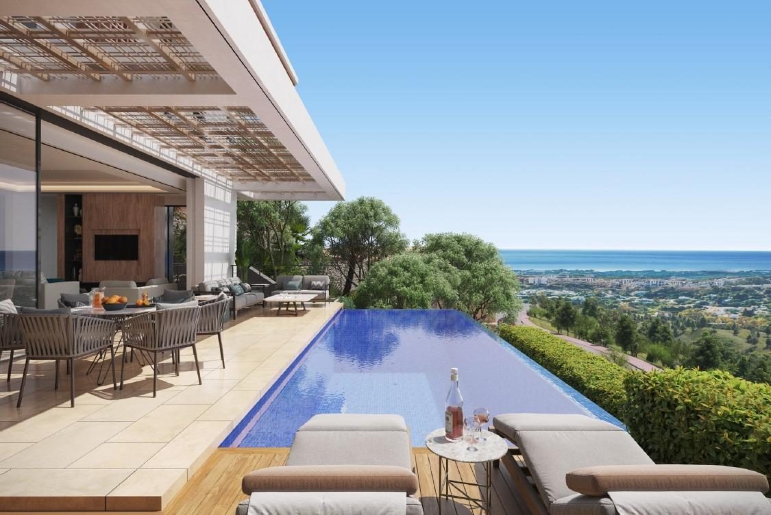 Parcela exclusiva con proyecto de villa de lujo y vistas panorámicas al mar — Foto 1