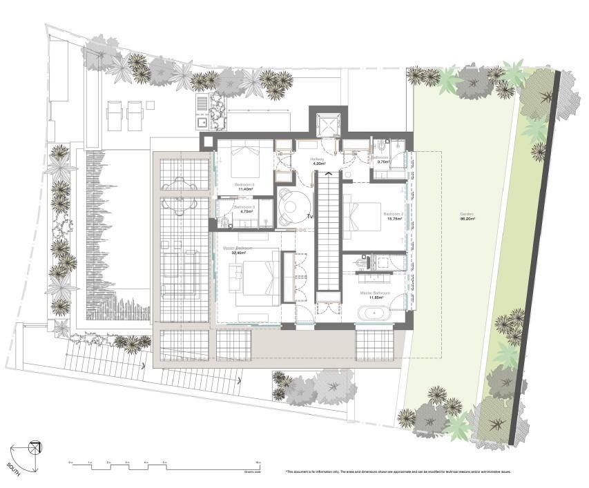 Parcela exclusiva con proyecto de villa de lujo y vistas panorámicas al mar — Foto 12