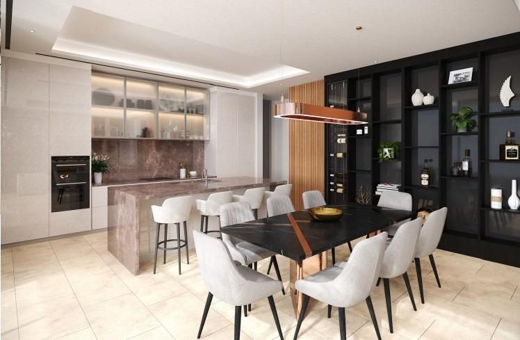Parcela exclusiva con proyecto de villa de lujo y vistas panorámicas al mar — Foto 4