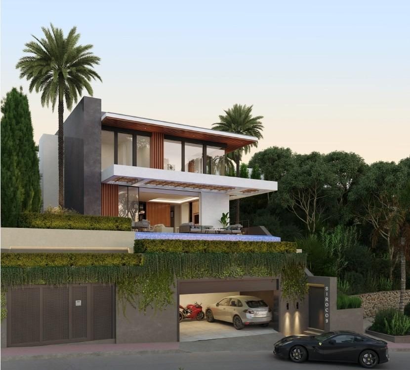 Parcela exclusiva con proyecto de villa de lujo y vistas panorámicas al mar — Foto 10