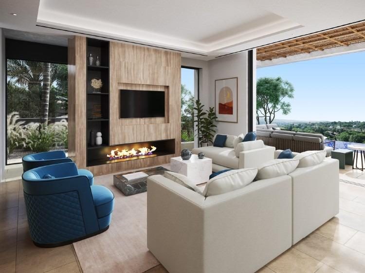 Parcela exclusiva con proyecto de villa de lujo y vistas panorámicas al mar — Foto 2