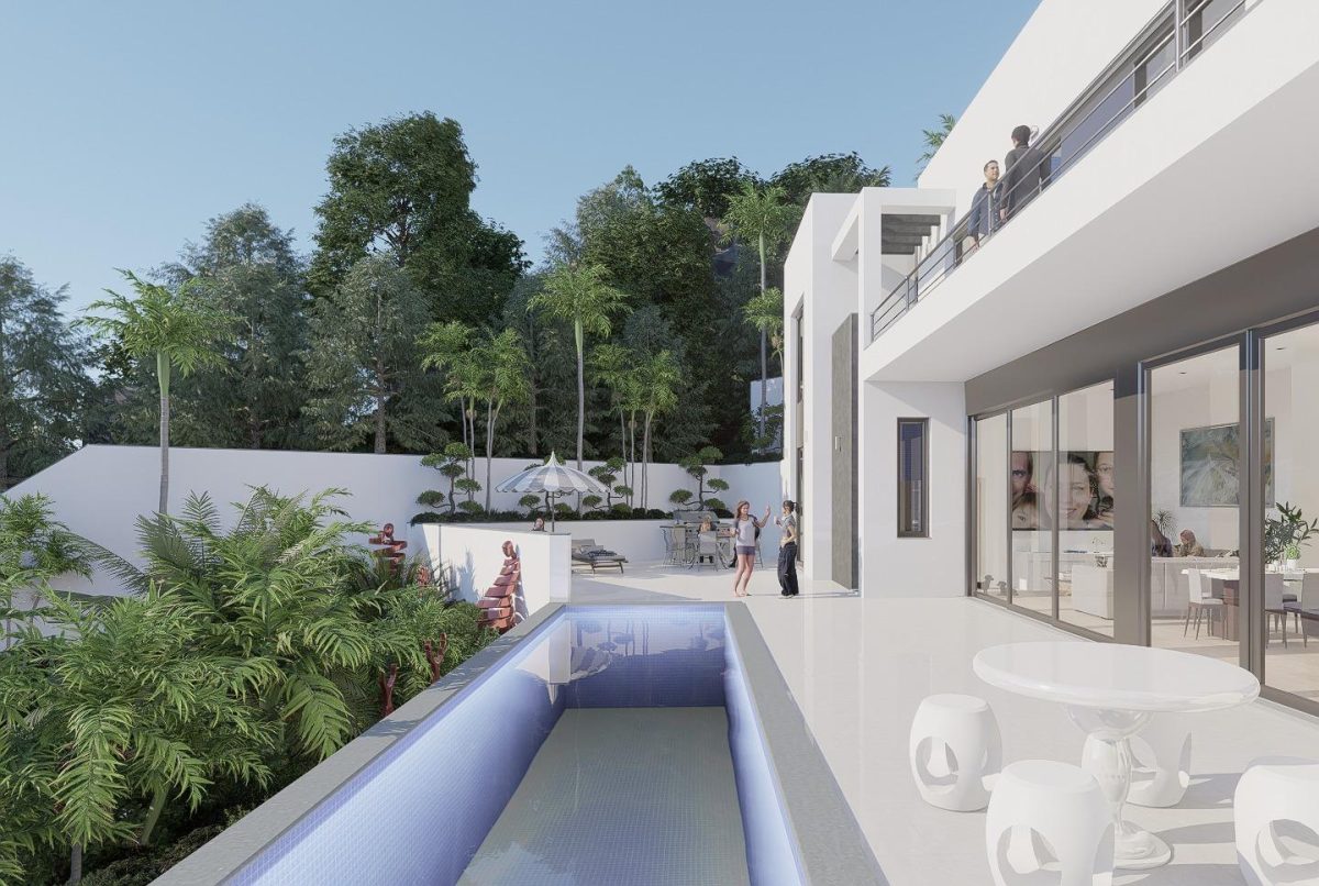 Parcela con Proyecto y Licencia: Villa de Diseño con Vistas Panorámicas al Mar y la Sierra de Mijas — Foto 2