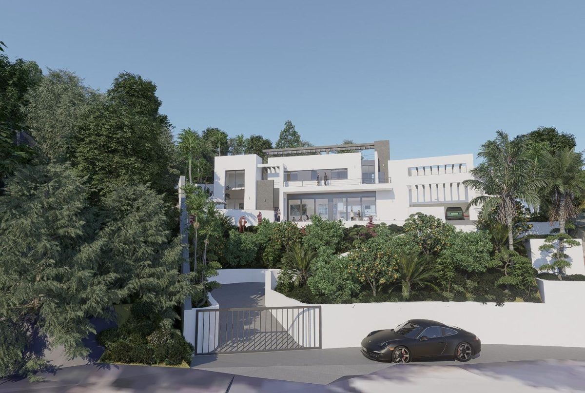 Parcela con Proyecto y Licencia: Villa de Diseño con Vistas Panorámicas al Mar y la Sierra de Mijas — Foto 5