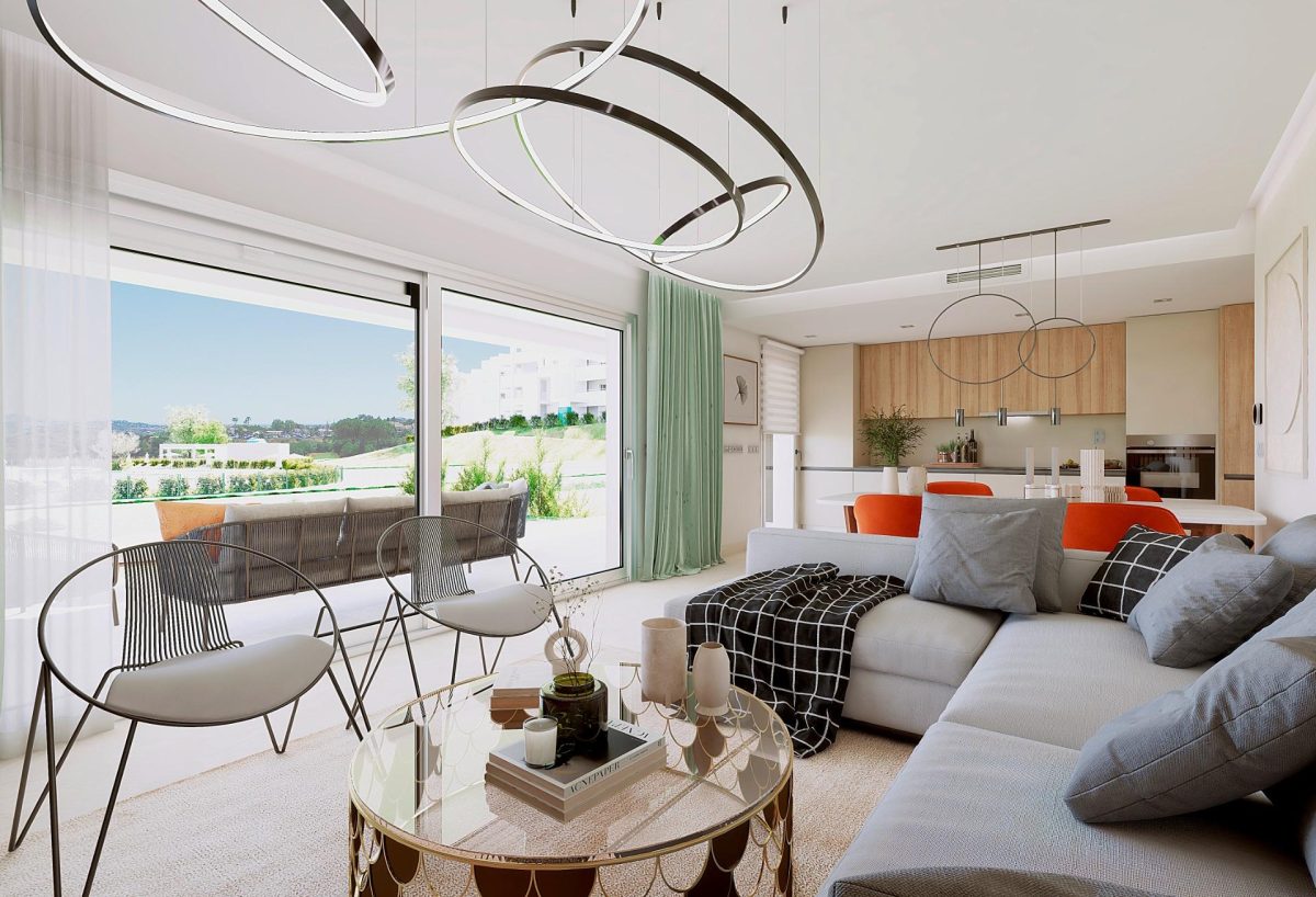 Maravilloso apartamento de 3 dormitorios con vistas a la Cala Golf — Foto 2