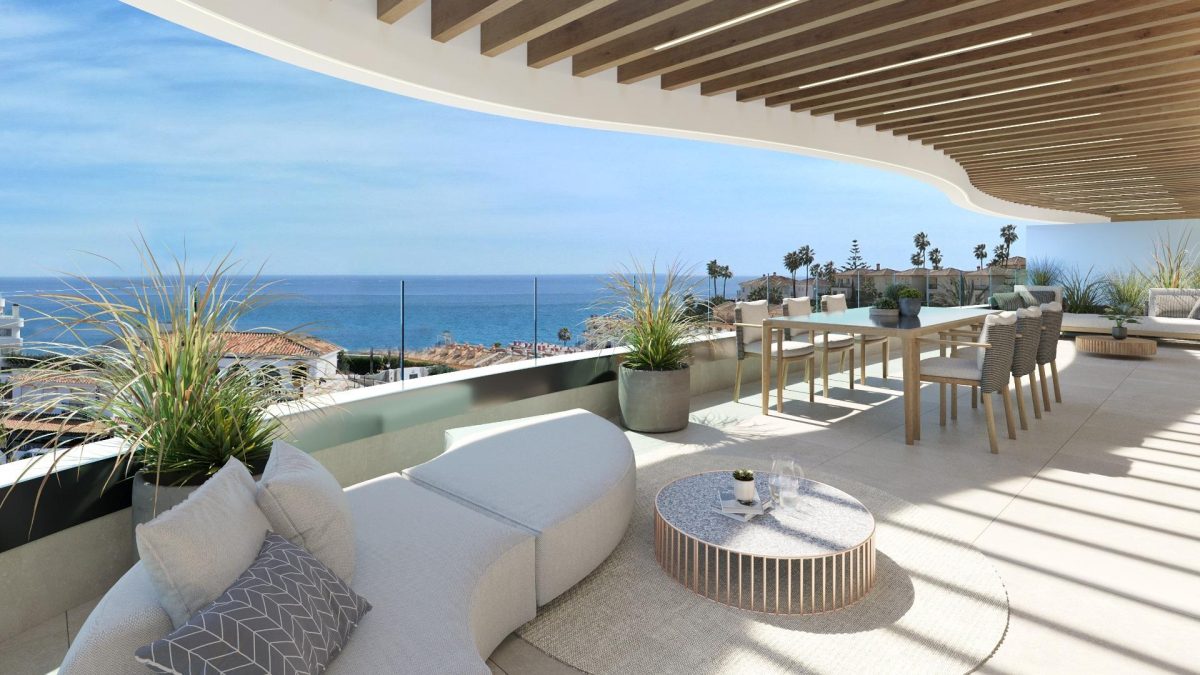 MARAVILLOSA PROMOCIÓN DE 22 APARTAMENTOS DE 2 Y 3 DORMITORIOS EN MIJAS COSTA — Foto 1