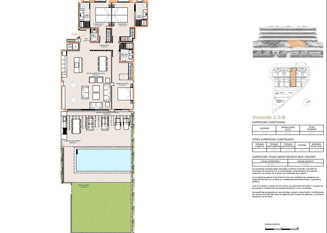 MARAVILLOSA PROMOCIÓN DE 22 APARTAMENTOS DE 2 Y 3 DORMITORIOS EN MIJAS COSTA — Foto 16