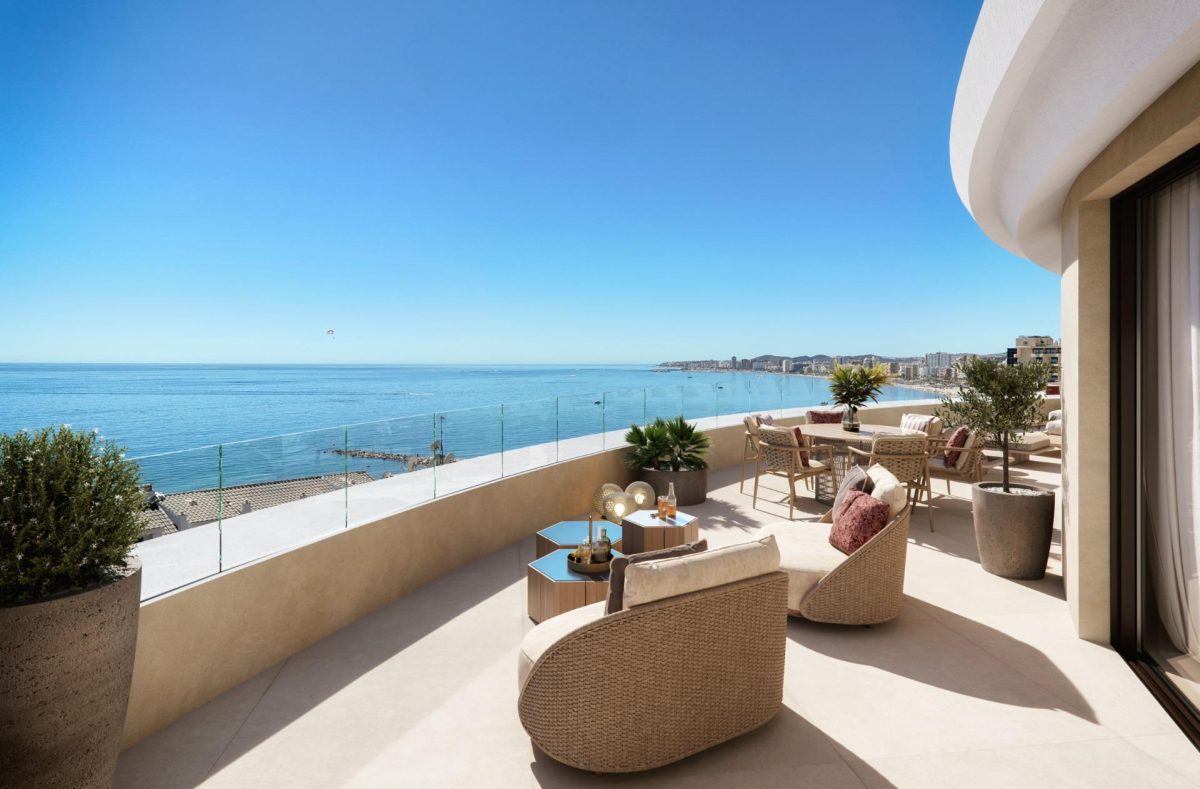 Viviendas contemporáneas junto al mar en Carvajal, Fuengirola — Foto 1