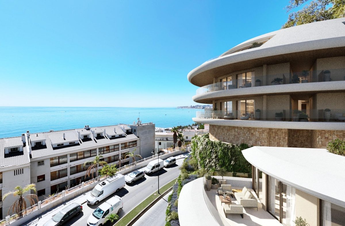 Viviendas contemporáneas junto al mar en Carvajal, Fuengirola — Foto 3