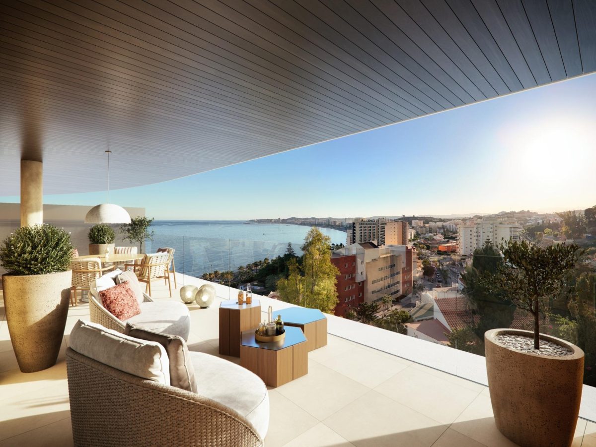 Viviendas contemporáneas junto al mar en Carvajal, Fuengirola — Foto 5