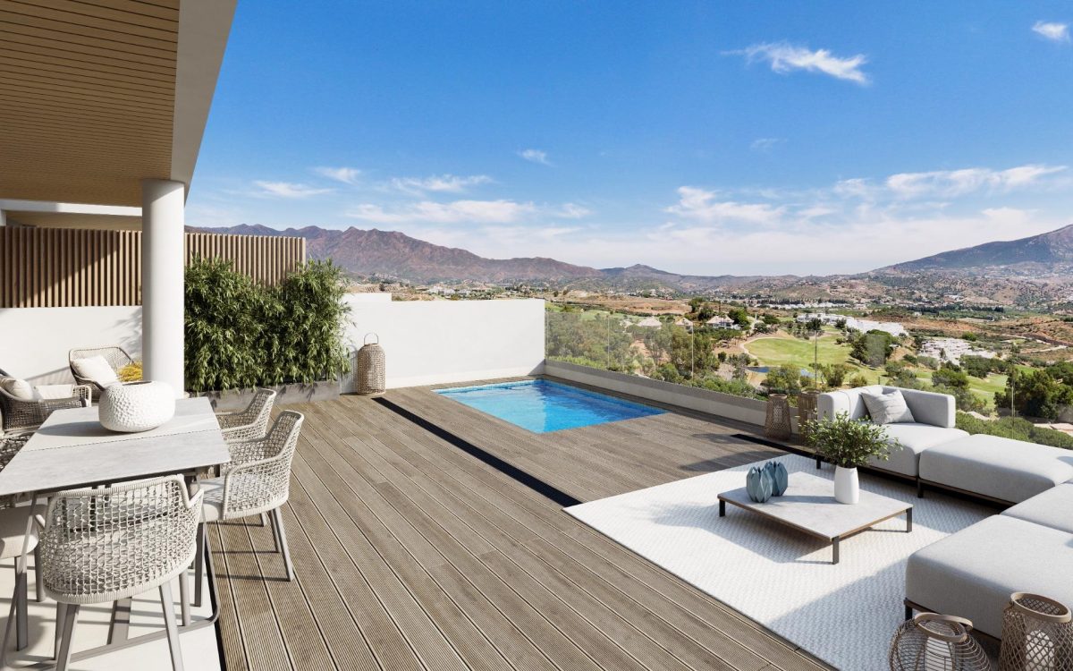 Exclusivo complejo residencial en primera línea de golf con vistas al mar y la montaña — Foto 4