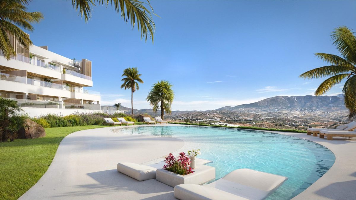 Exclusivo complejo residencial en primera línea de golf con vistas al mar y la montaña — Foto 1