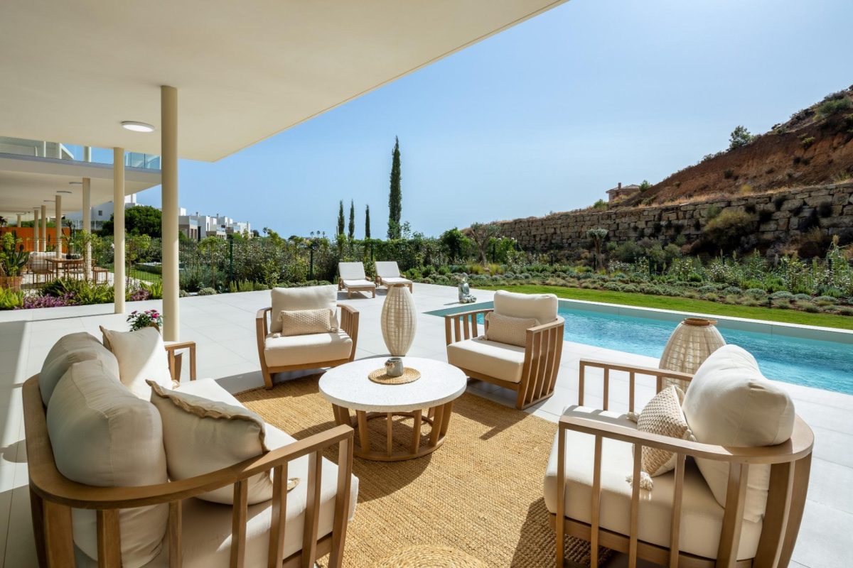 Nuevo y Lujoso Apartamento de 3 Dormitorios con Vistas al Mar y a la Montaña en Reserva del Higuerón — Foto 9