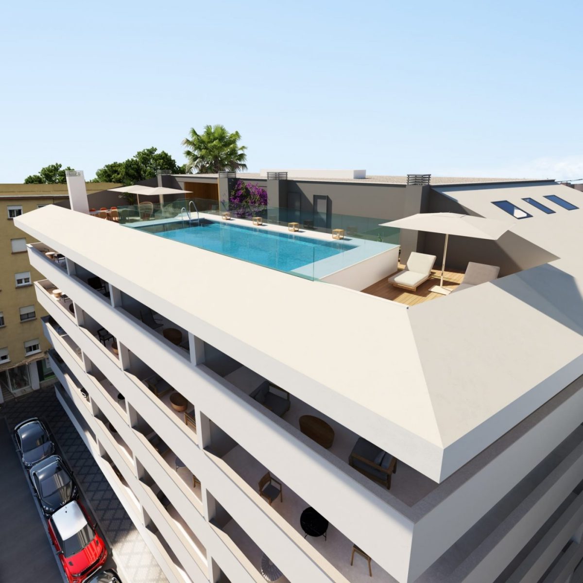 Exclusiva promoción de viviendas en Fuengirola con amplias terrazas, garaje y piscina — Foto 4