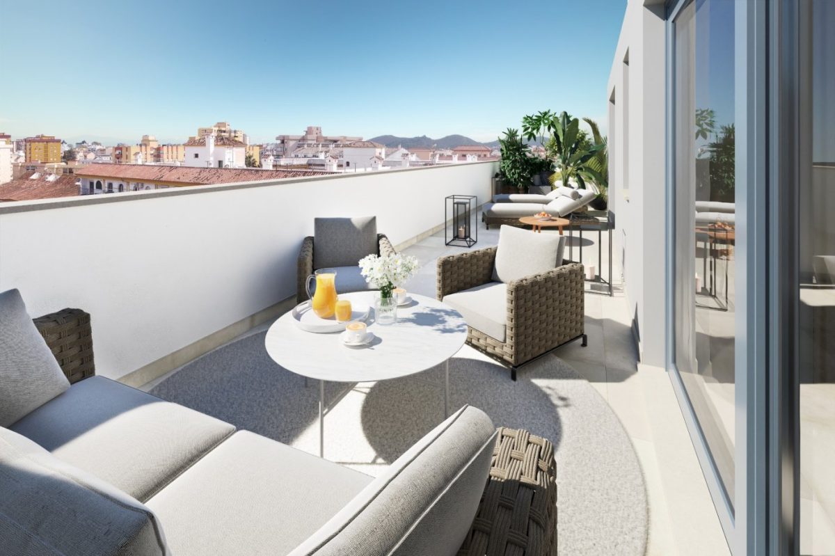 Exclusiva promoción de viviendas en Fuengirola con amplias terrazas, garaje y piscina — Foto 3