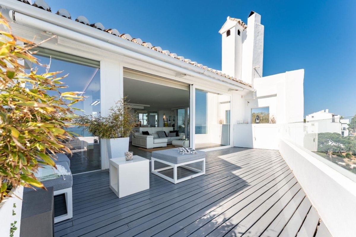 Calahonda - Ático Duplex, 2 Dormitorios, Terraza, Parking, 1ª Línea de Playa — Foto 14