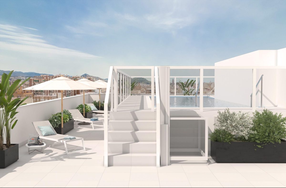 Obra nueva en el centro de Málaga con 35 viviendas de 1 y 2 dormitorios — Foto 11