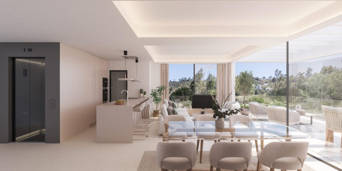 IMPRESIONANTE COLECCIÓN DE 58 CASAS ADOSADAS CONTEMPORÁNEAS EN LA CALA GOLF — Foto 9