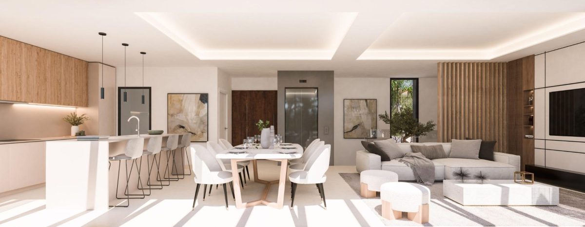 IMPRESIONANTE COLECCIÓN DE 58 CASAS ADOSADAS CONTEMPORÁNEAS EN LA CALA GOLF — Foto 3