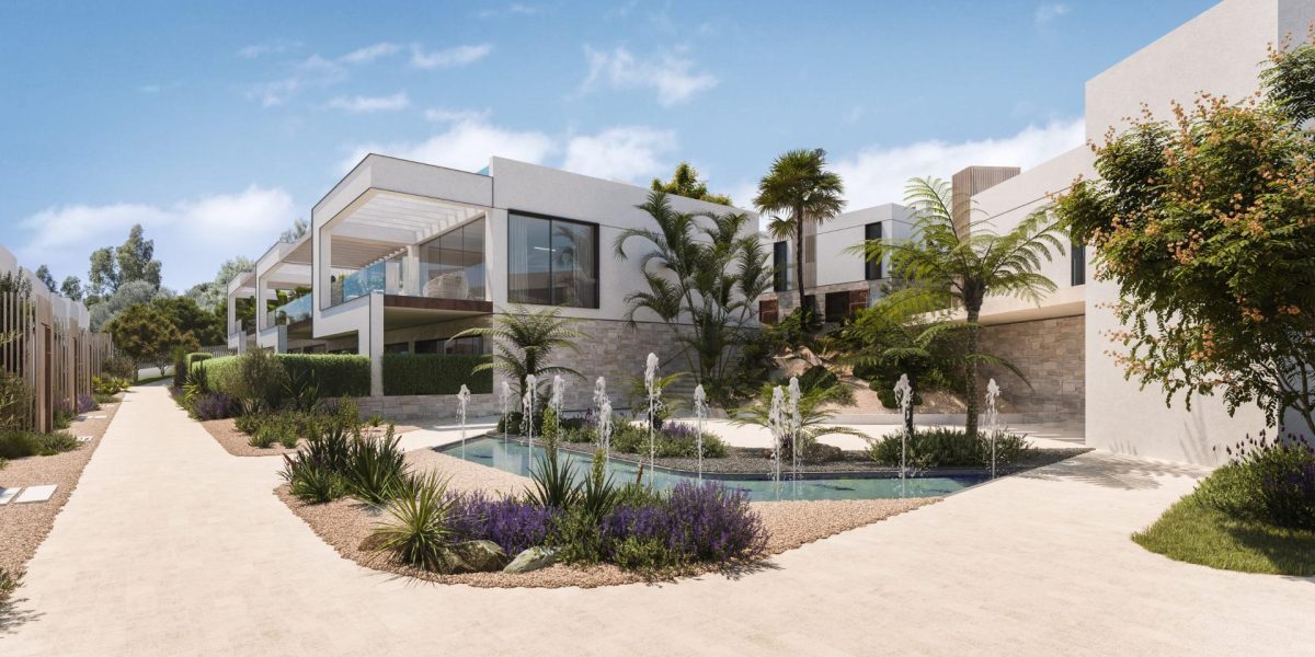 IMPRESIONANTE COLECCIÓN DE 58 CASAS ADOSADAS CONTEMPORÁNEAS EN LA CALA GOLF — Foto 10