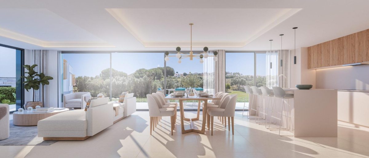 IMPRESIONANTE COLECCIÓN DE 58 CASAS ADOSADAS CONTEMPORÁNEAS EN LA CALA GOLF — Foto 4
