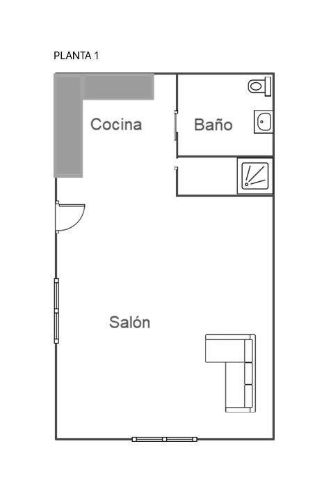 Estudio dado de alta como local en Montemar — Foto 12