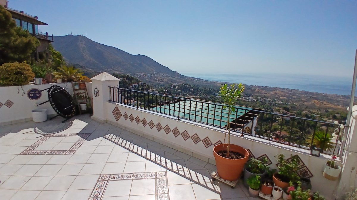 Fabuloso piso en Mijas Pueblo con increíbles vistas al mar — Foto 13