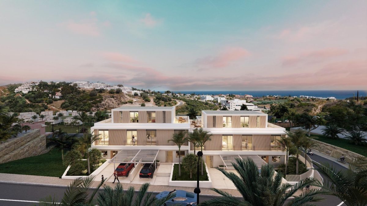 Exclusivas Villas Adosadas en el Oeste de Estepona: Diseño Contemporáneo y Vistas Inigualables — Foto 8