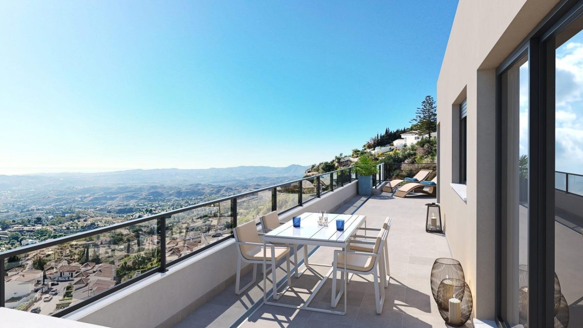 Exclusivo Residencial en Mijas: 29 Viviendas con Vistas al Mar y Piscina en la Azotea — Foto 1