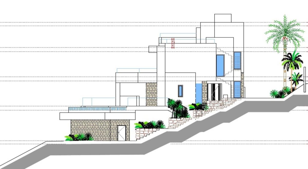 Parcela única con vistas al mar y permiso de construcción en la Riviera del Sol, en la Costa del Sol — Foto 3