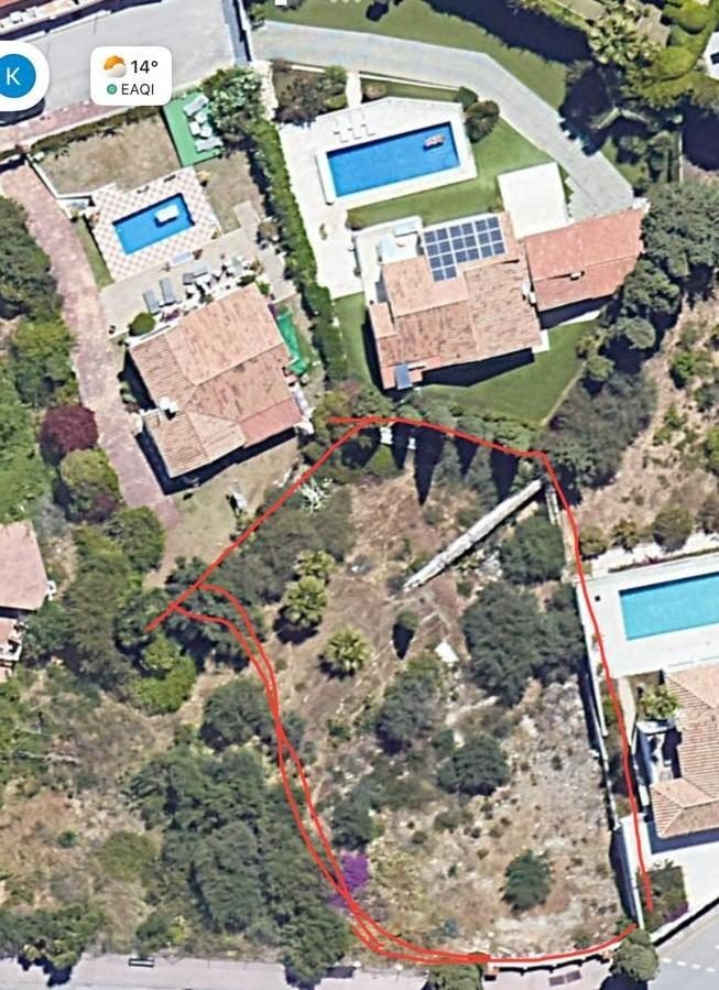 Parcela única con vistas al mar y permiso de construcción en la Riviera del Sol, en la Costa del Sol — Foto 7