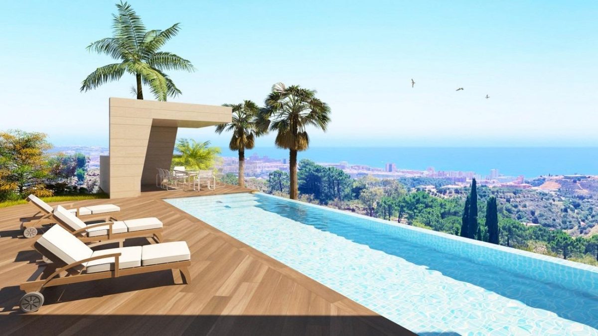 Maravillosas villas en la loma de mijas — Foto 1