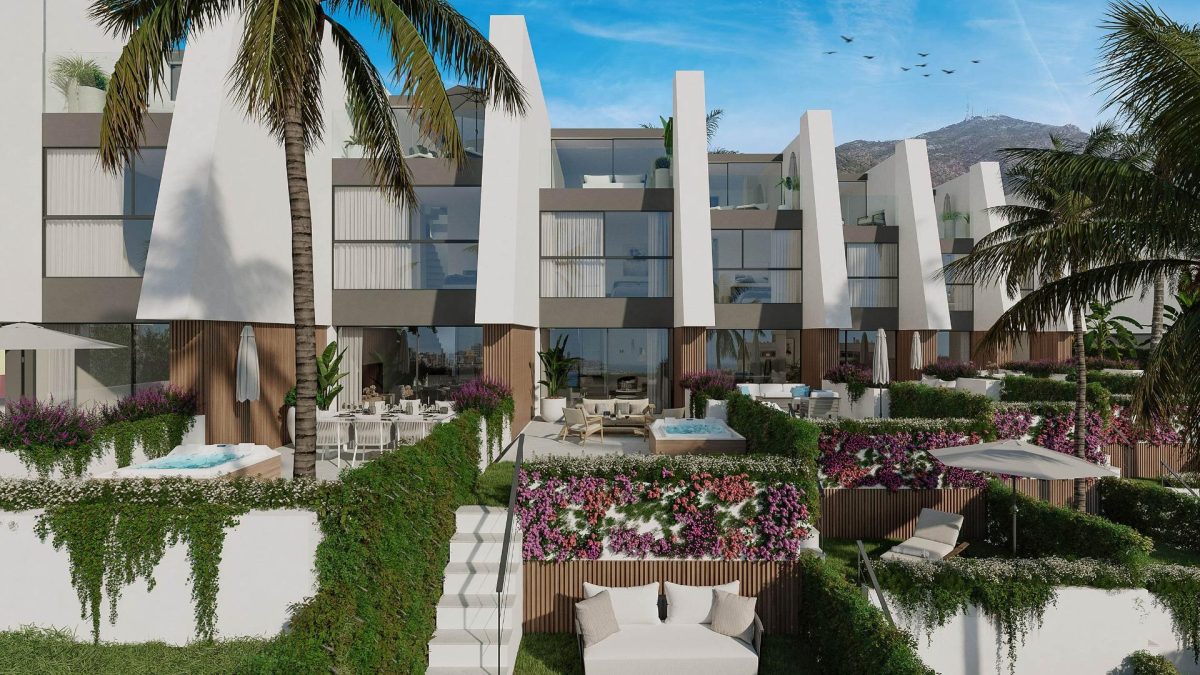 Fabuloso adosado de 4 plantas en Torreblanca del Sol, Fuengirola — Foto 1