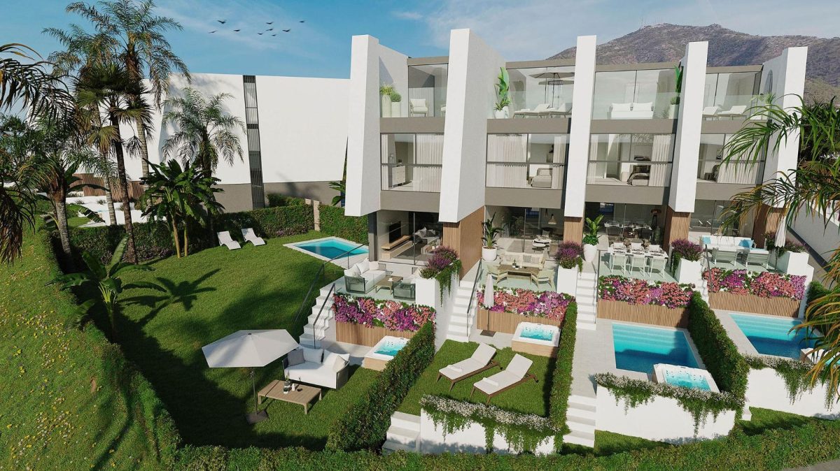 Fabuloso adosado de 4 plantas en Torreblanca del Sol, Fuengirola — Foto 2