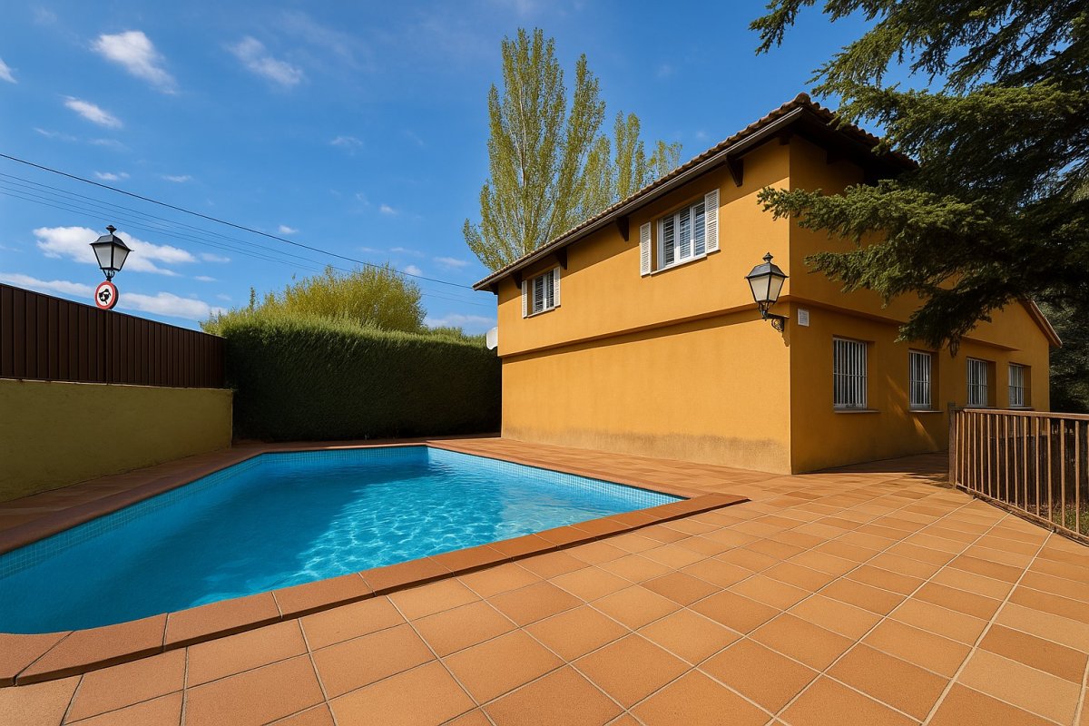 Chalet en venta en Pedrezuela - lujo y piscina — Foto 1