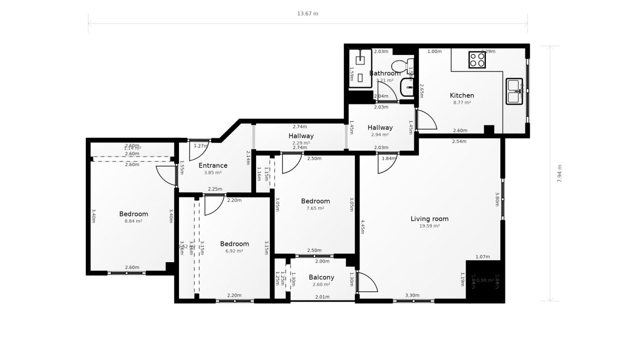 Apartment en alquiler en Valencia — Foto 26
