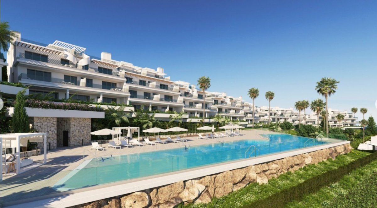 Venta Piso Cancelada Estepona 3 dormitorios con piscina — Foto 7
