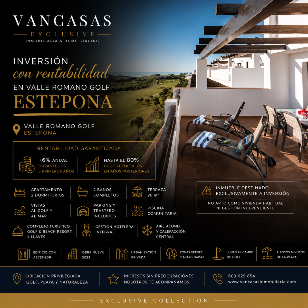 Venta Piso Estepona Valle Romano Golf Inversión Rentable
