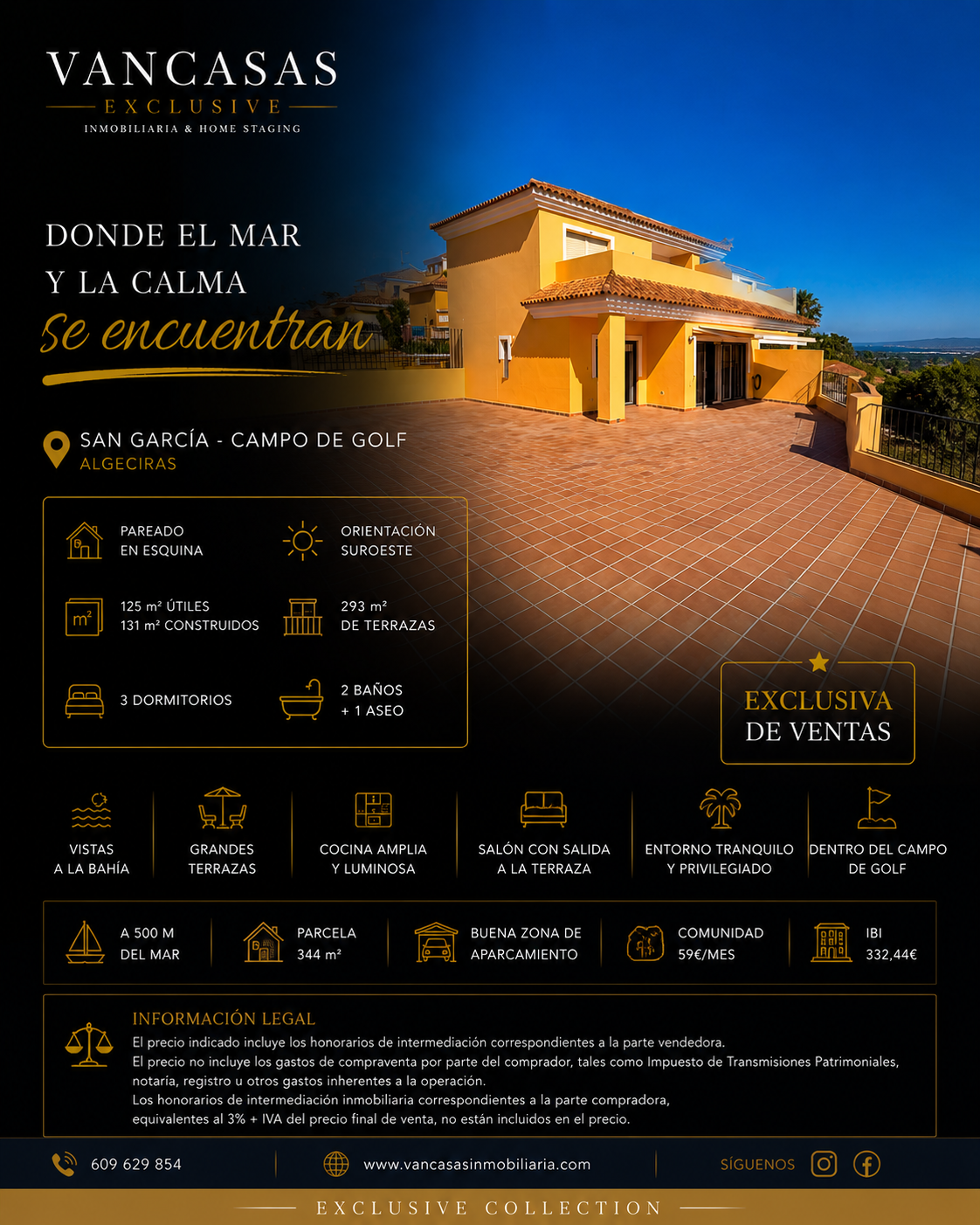 Venta Pareado Algeciras San garcia- campo de golf Terraza
