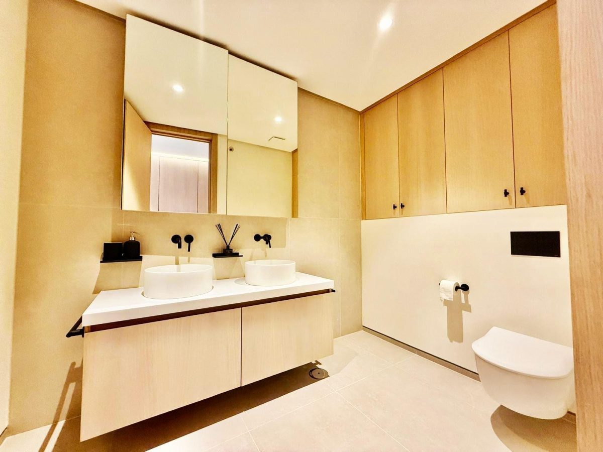 Exclusivo piso de tres dormitorios en Málaga Towers, con vistas frontales al mar, Costa del sol — Foto 18