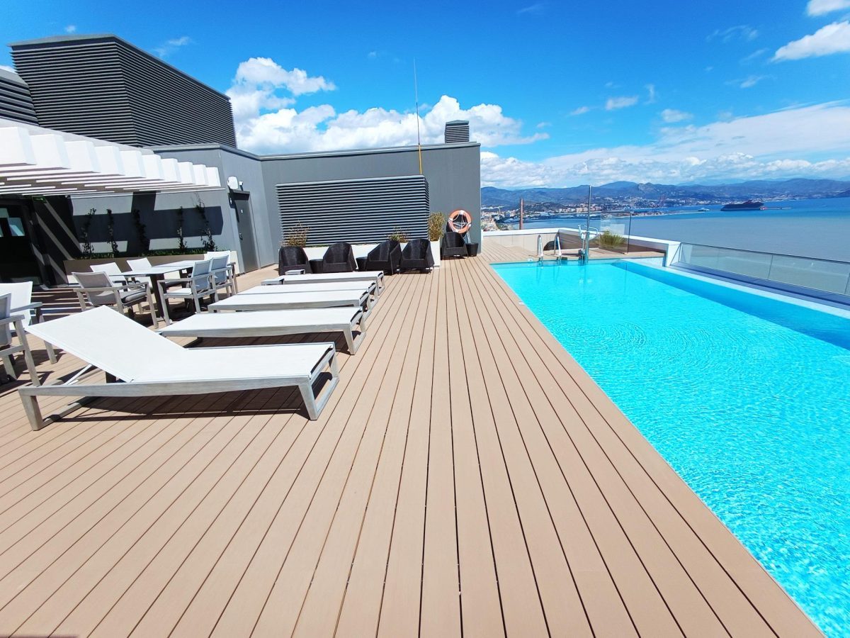 Exclusivo piso de tres dormitorios en Málaga Towers, con vistas frontales al mar, Costa del sol — Foto 3