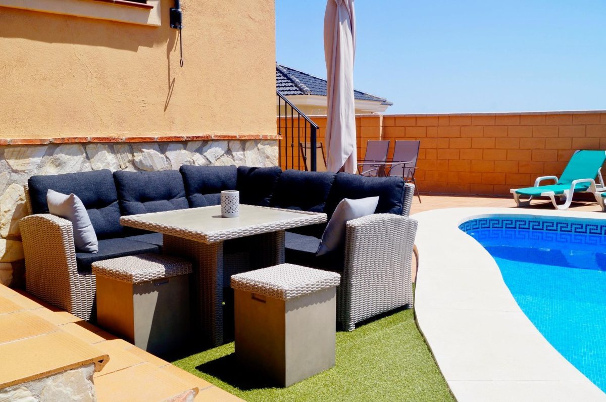 Villa de tres dormitorios con vistas al mar en Benalmádena, Costa del Sol — Foto 21