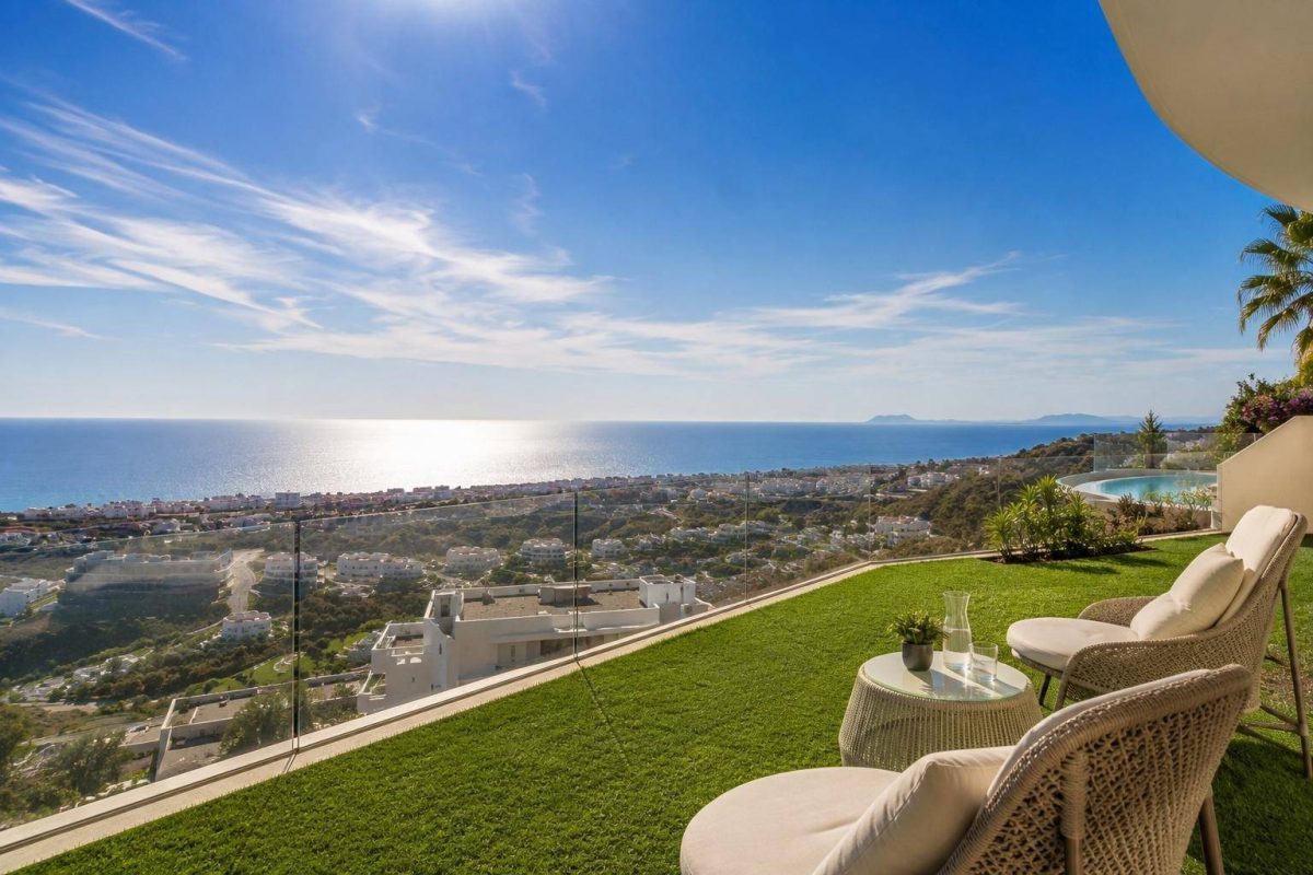 Villa de diseño con vistas panorámicas al mar en Fuengirola, Higuerón, Costa del Sol — Foto 4