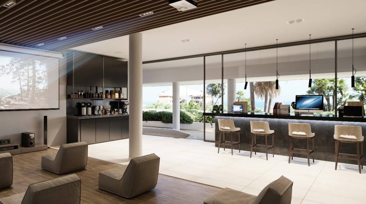 Villa de diseño con vistas panorámicas al mar en Fuengirola, Higuerón, Costa del Sol — Foto 7